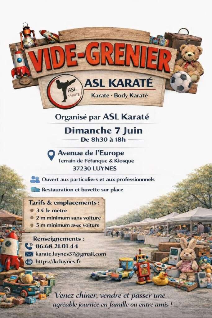 Vide-Grenier le 7 Juin 2026